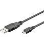 wentronic USB-kabel 1m Sort wentronic USB-kabel 1m Sort